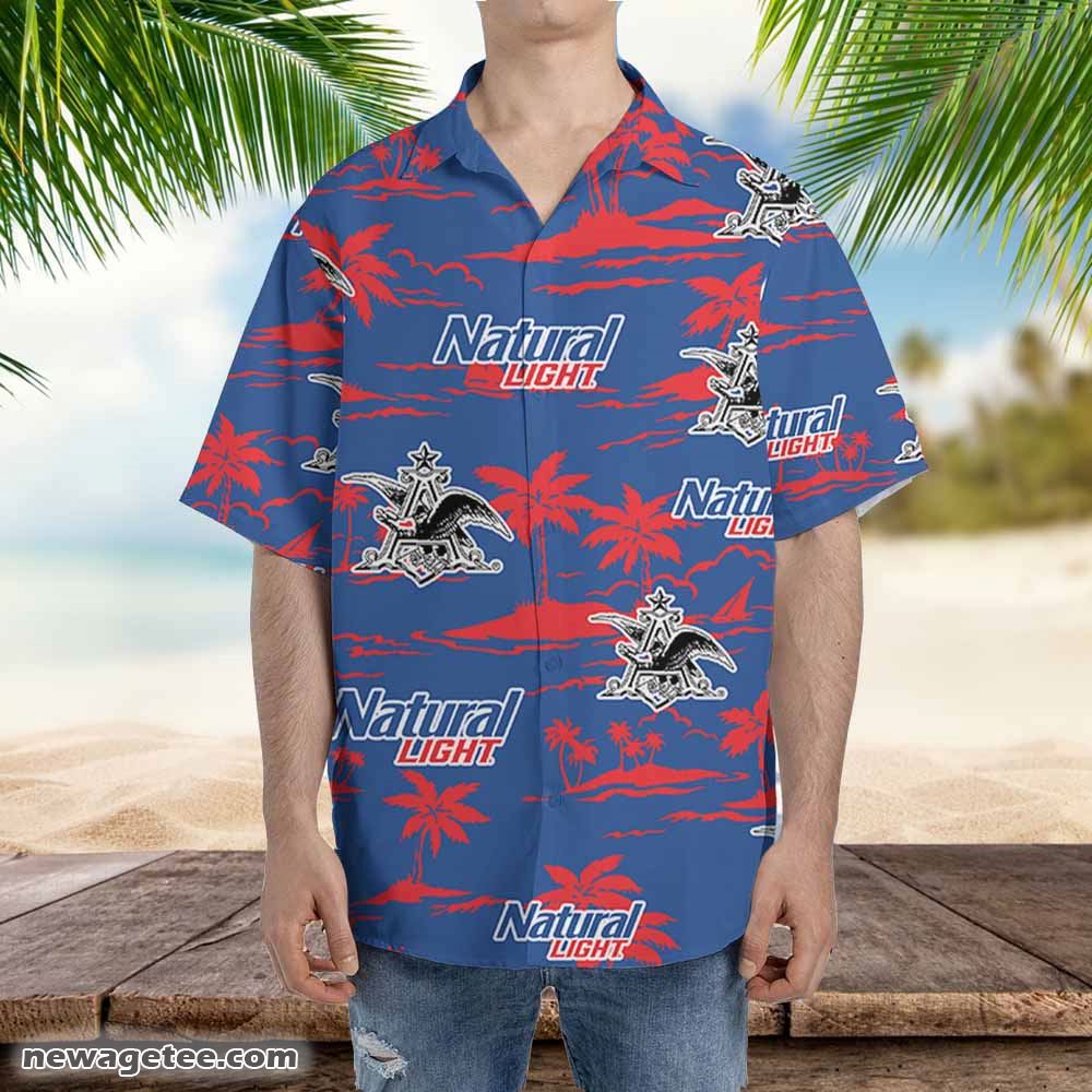 Natural Light Hawaiian Button Up Shirt Island Palm Leaves Shirt Natural Light Hawaiian Button Up Shirt Island Palm Leaves Shirt