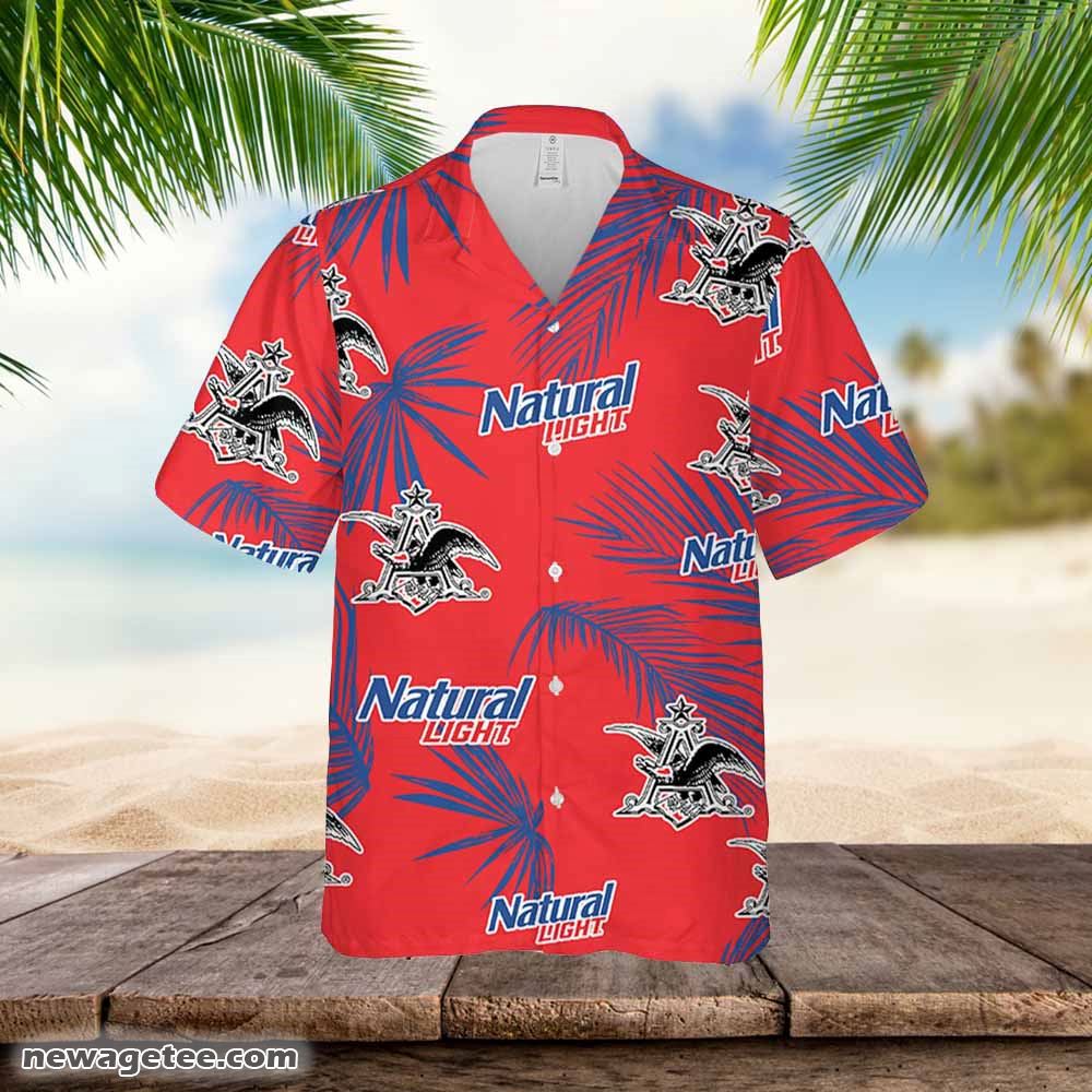 Natural Light Hawaiian Sea Island Pattern Hawaiian Shirt