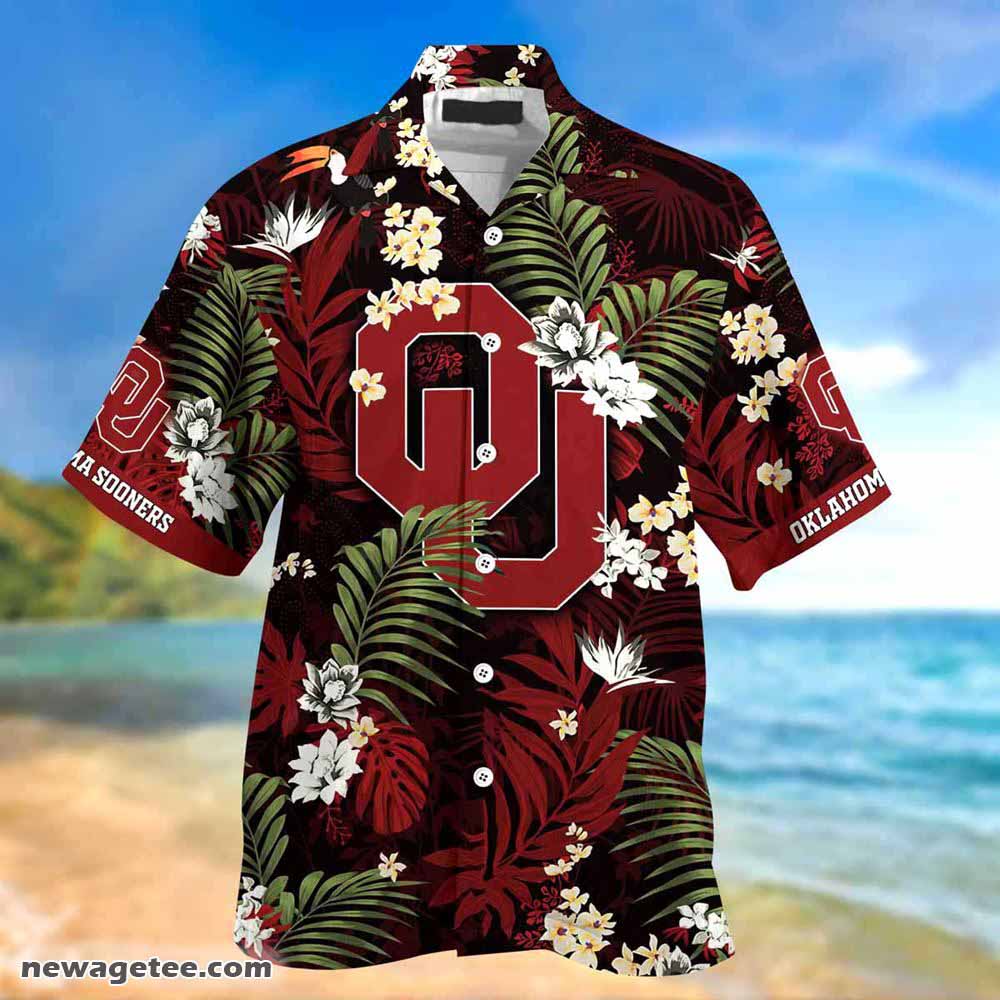 Oklahoma Sooners Summer Beach Hawaiian Shirt This Flag Offends You