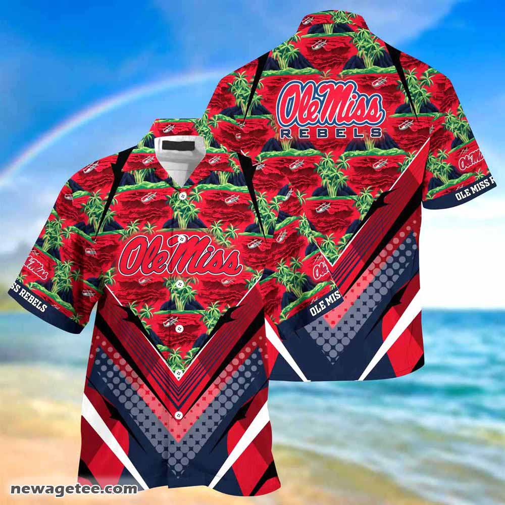 Ole Miss Rebels Summer Beach Hawaiian Shirt For Sports Fans This Season