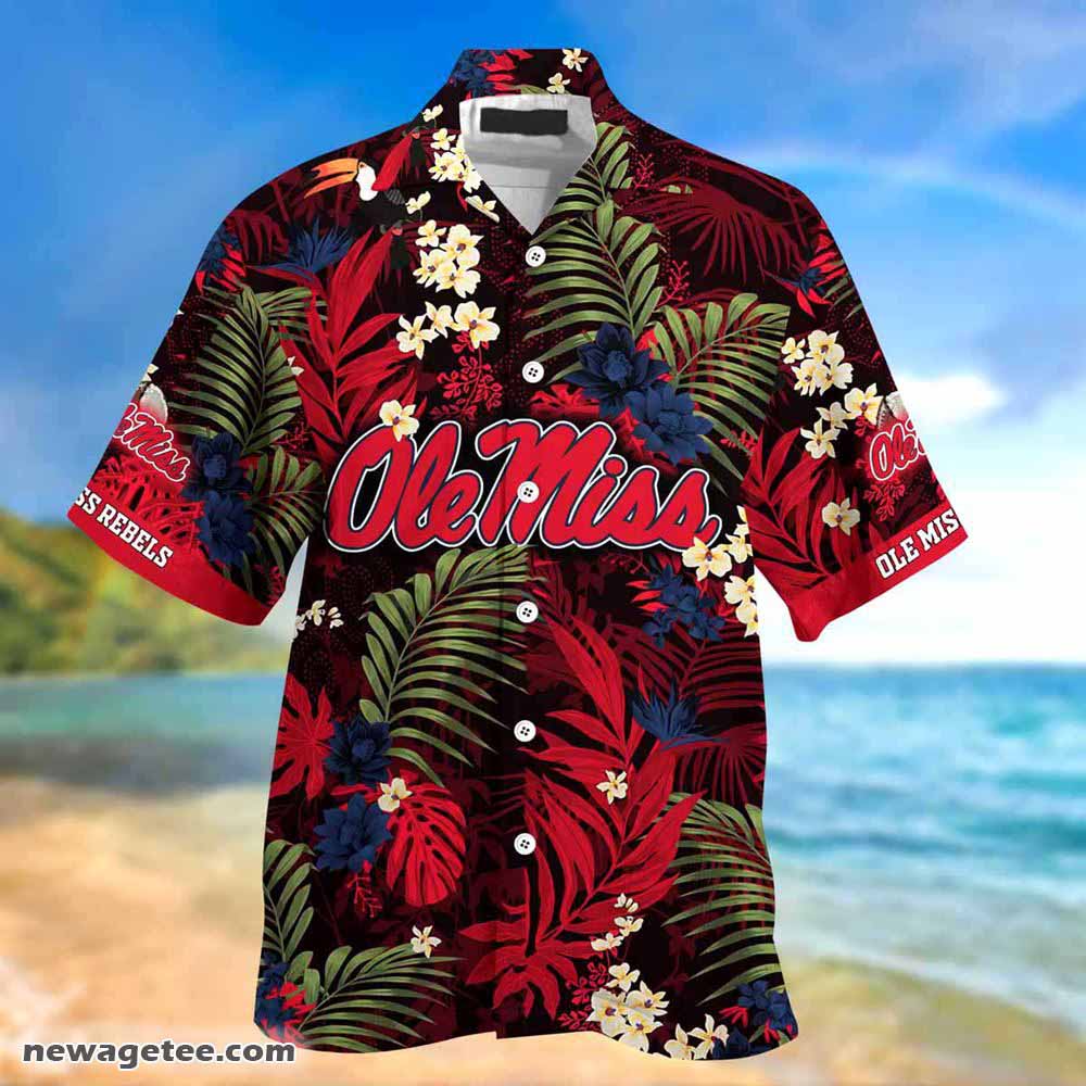 Ole Miss Rebels Summer Beach Hawaiian Shirt This Flag Offends You
