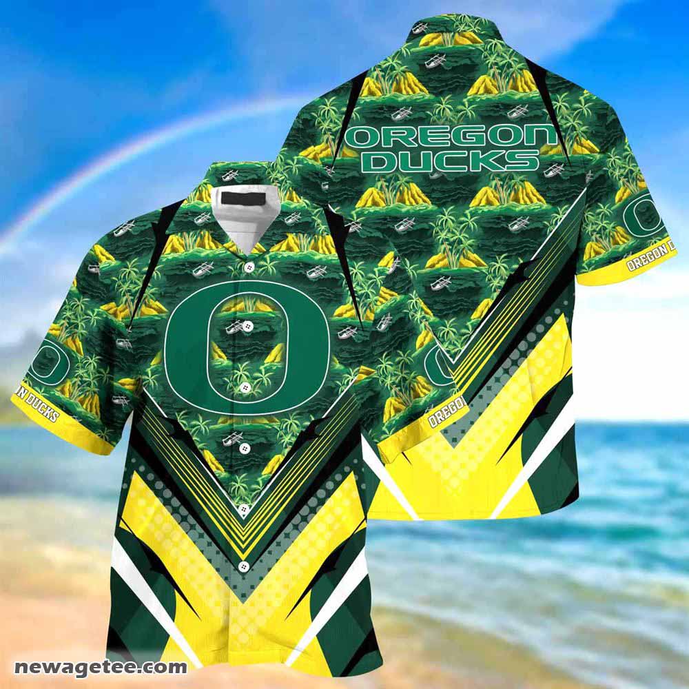 Oregon Ducks Summer Beach Hawaiian Shirt For Sports Fans This Season