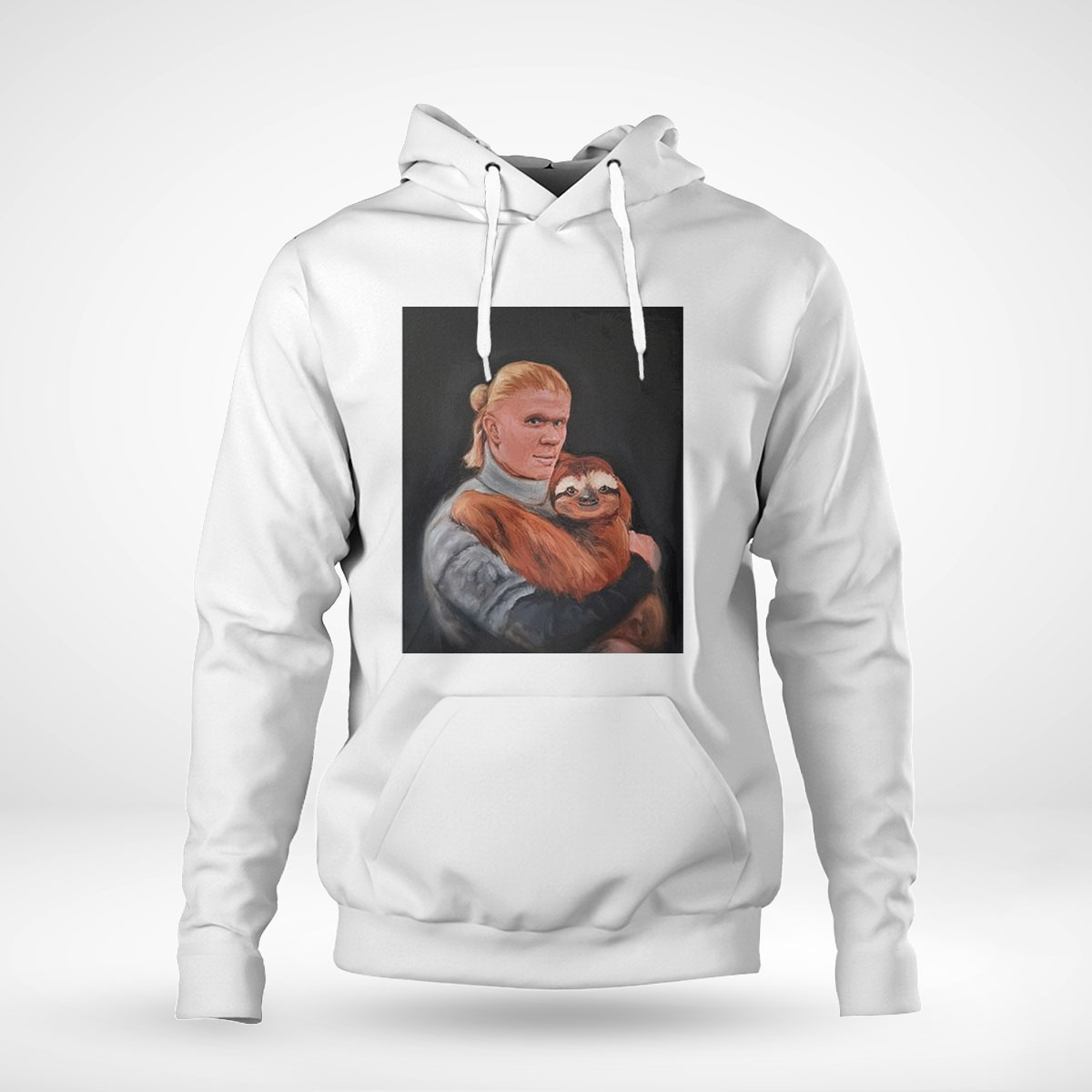 Haaland And Sloth Embrace Shirt Ladies Tee Haaland And Sloth Embrace Shirt Ladies Tee