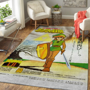 The Legend Of Zelda 2 Link No Bouken Rug Carpet