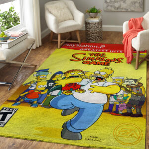 The Simpsons Game Rug Carpet