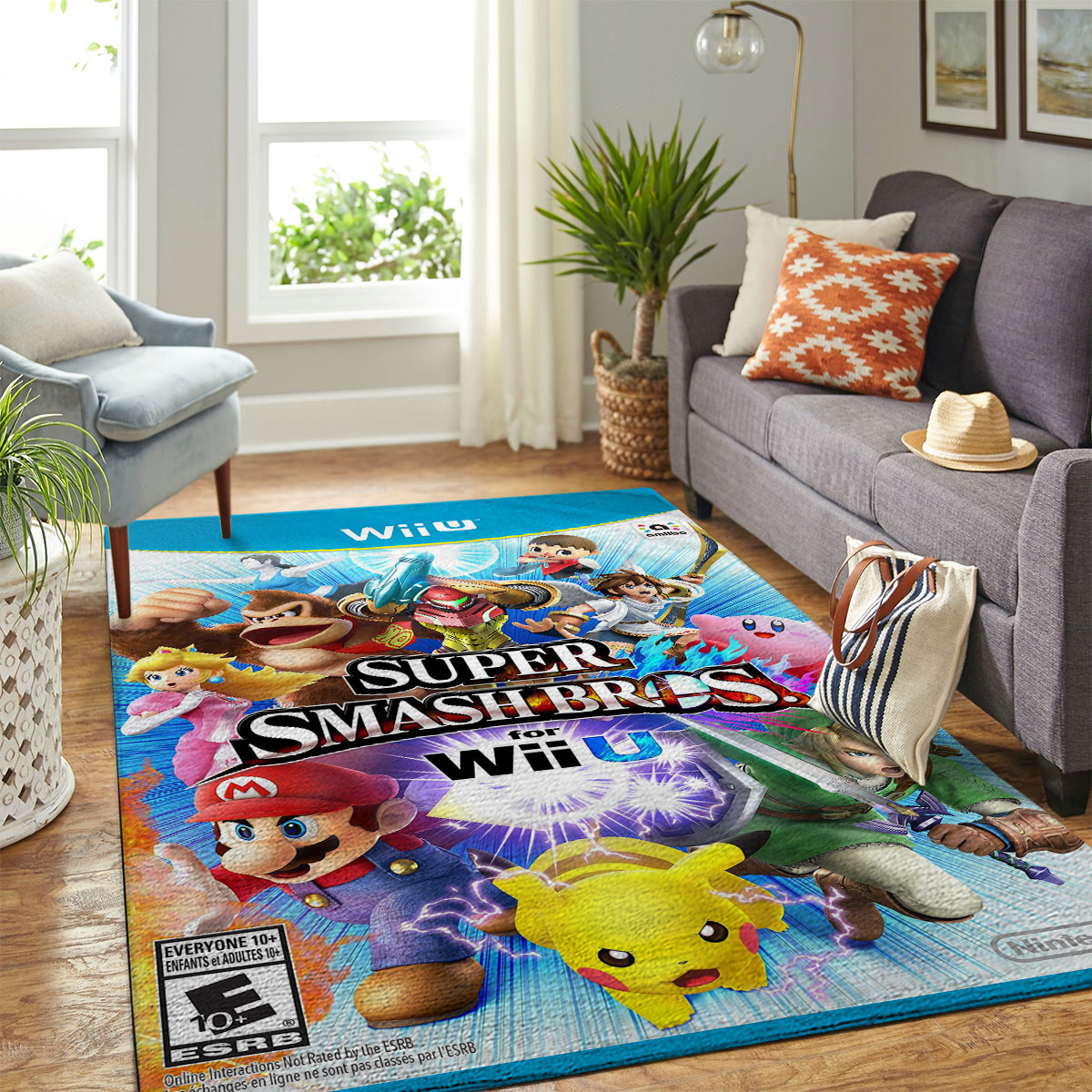Super Smash Bros For Wii U Rug Carpet