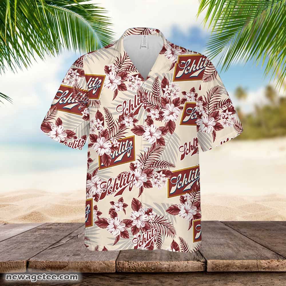 Schlitz Hawaiian Button Up Shirt Flowers Pattern Loves Schlitz Hawaiian Button Up Shirt Flowers Pattern Loves
