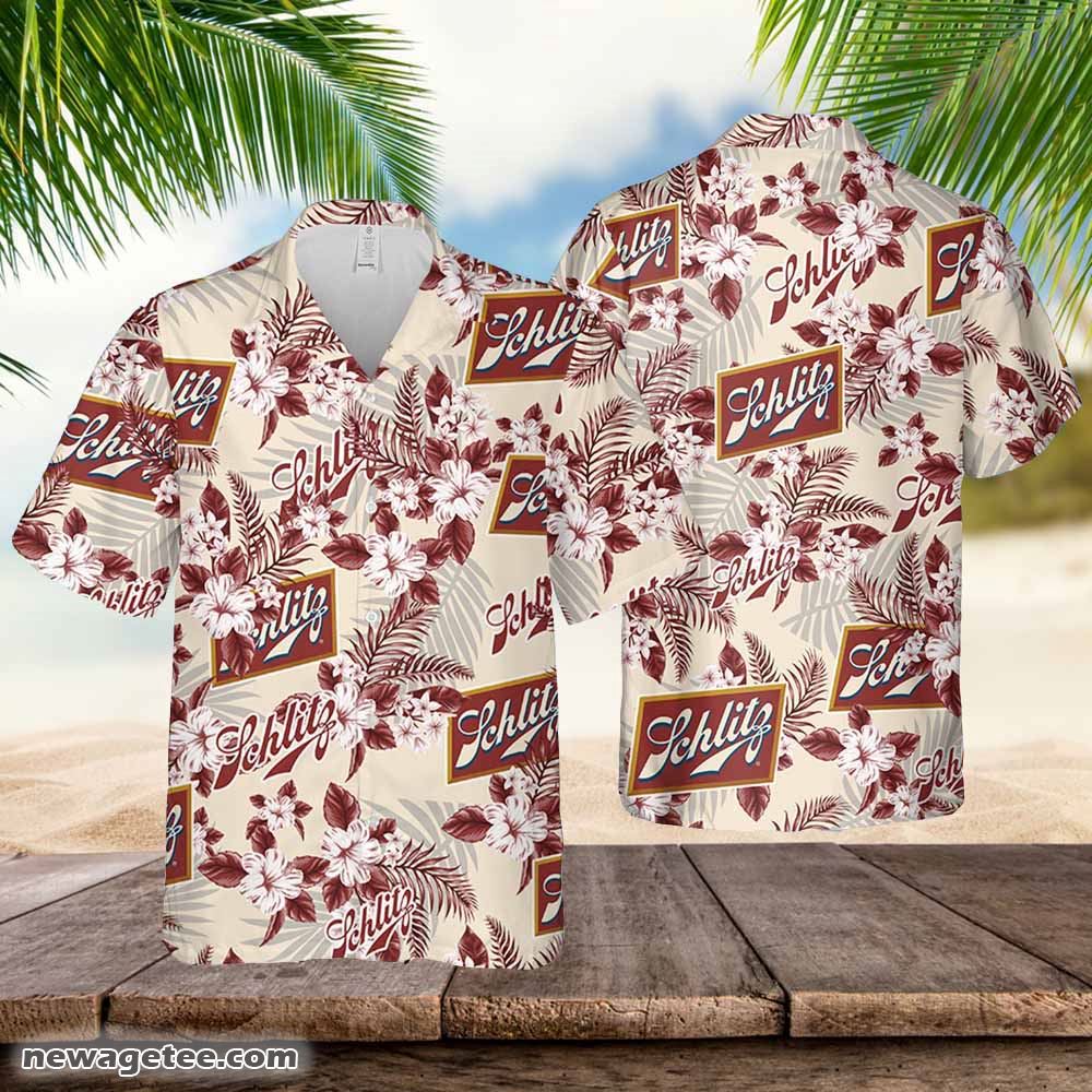 Schlitz Hawaiian Button Up Shirt Flowers Pattern Loves Schlitz Hawaiian Button Up Shirt Flowers Pattern Loves