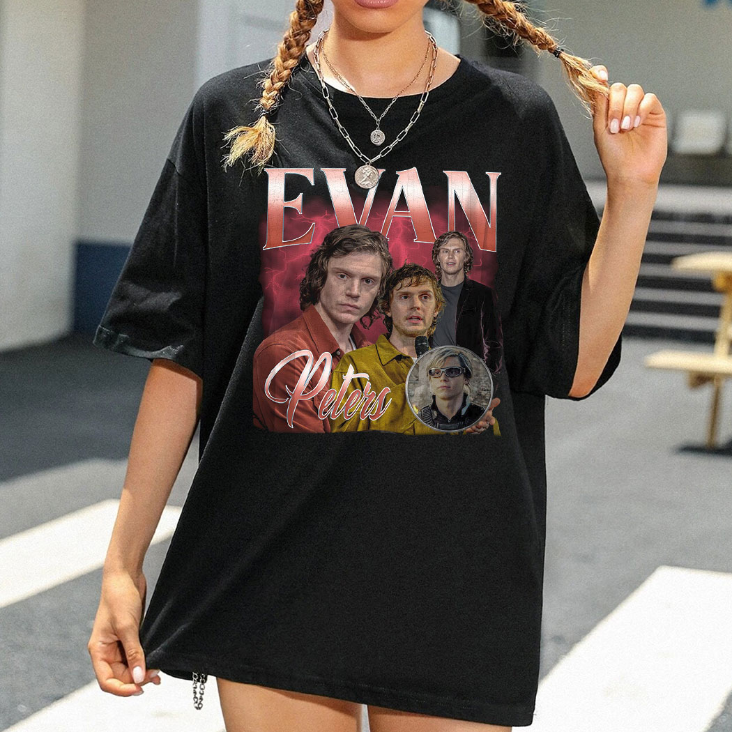 Limited Evan Peters Vintage T-shirt Limited Evan Peters Vintage T-shirt