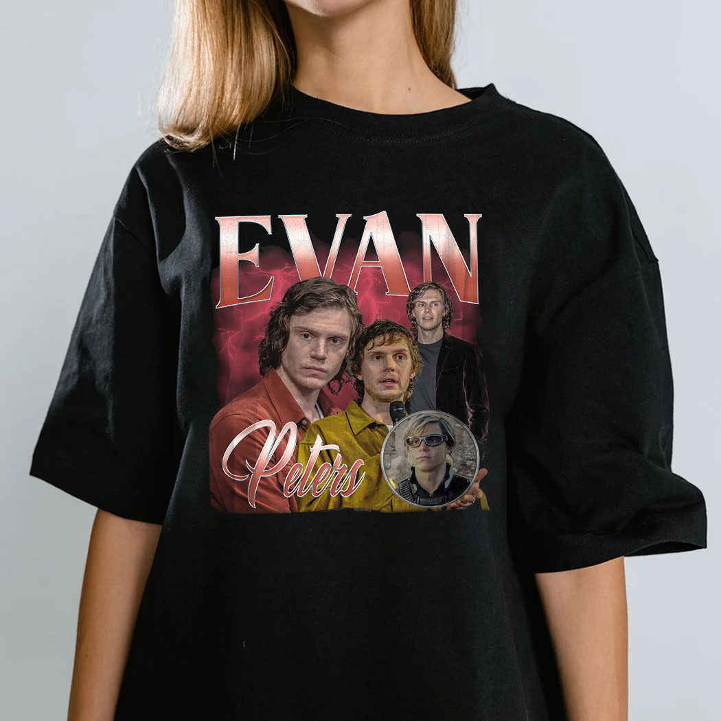 Limited Evan Peters Vintage T-shirt