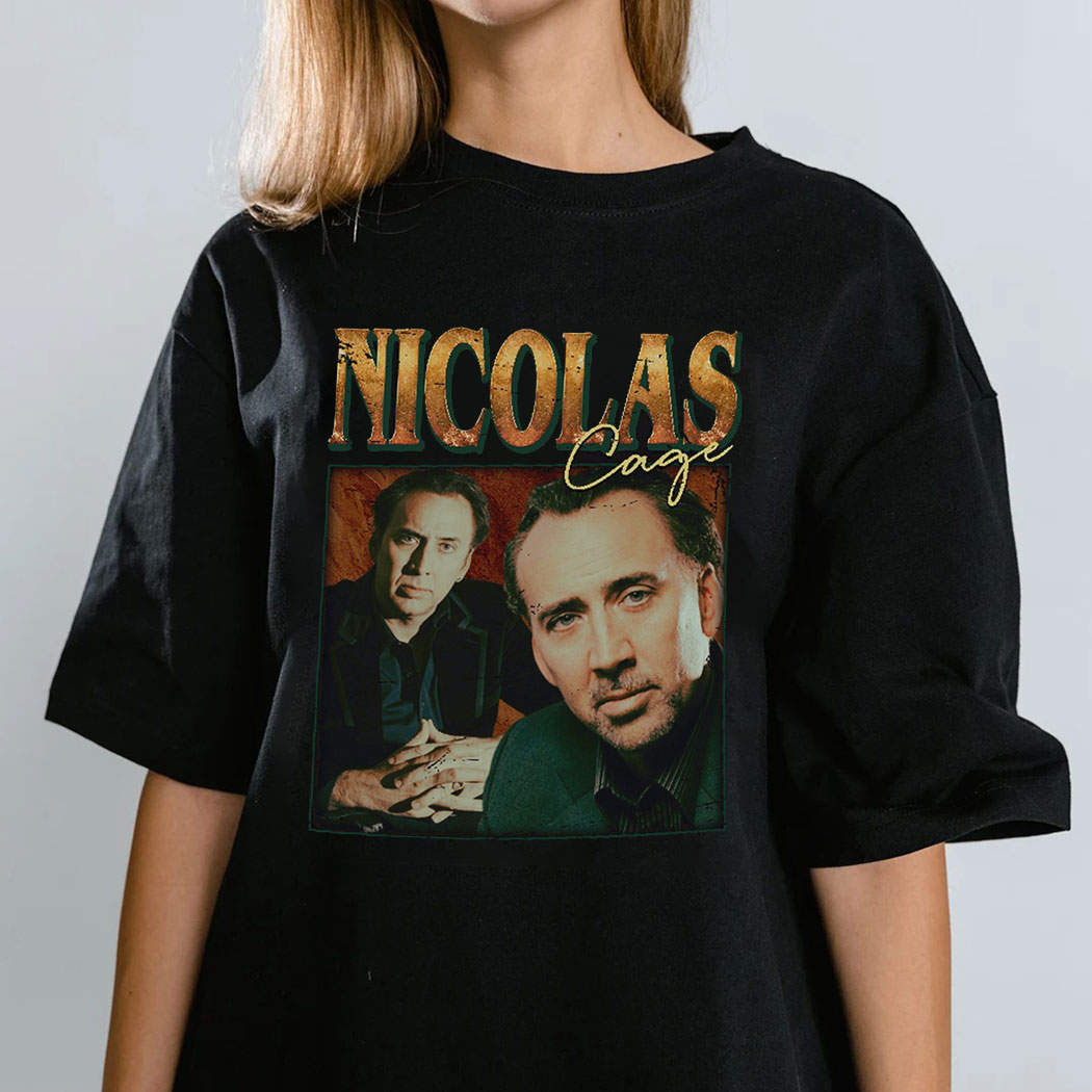 Limited Nicoolas Cage Shirt Vintage 90s