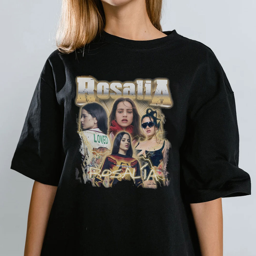 Rosaliaa Shirt Graphic Hiphop T-shirt Singer Best Seller