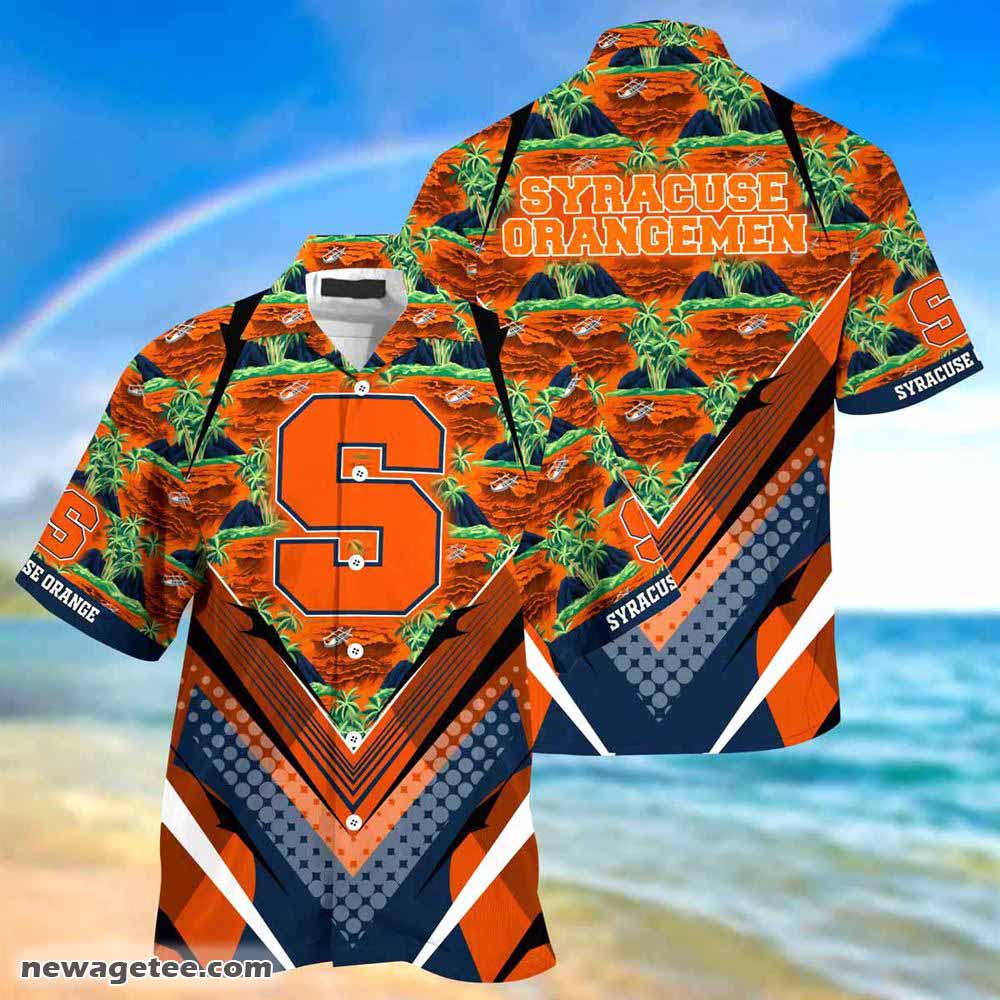 Syracuse Orange Summer Beach Hawaiian Shirt For Sports Fans This Season