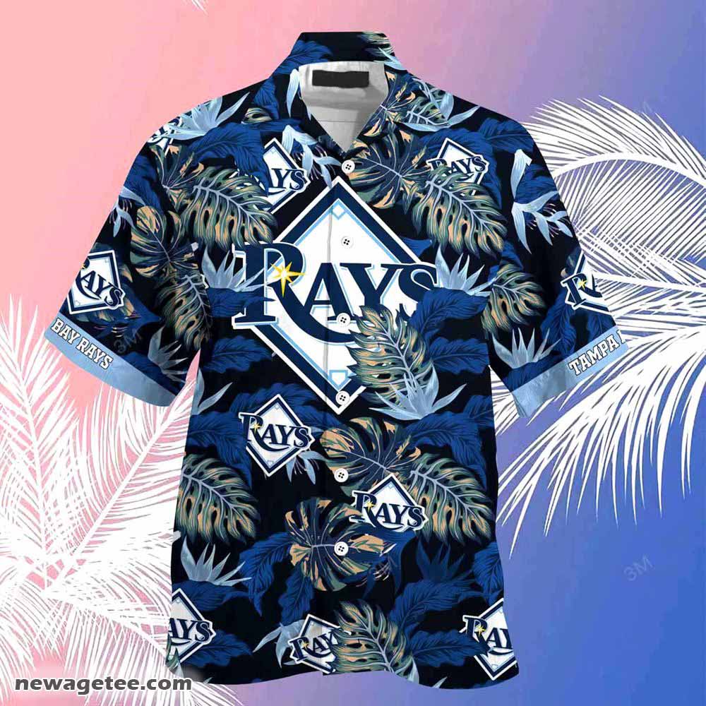 Tampa Bay Rays Mlb Summer Beach Hawaiian Shirt Stress Blessed Obsessed
