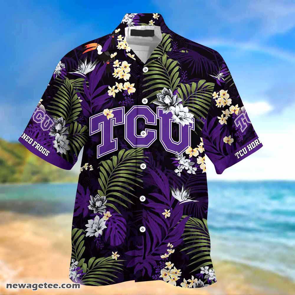 Tcu Horned Frogs Summer Beach Hawaiian Shirt This Flag Offends You