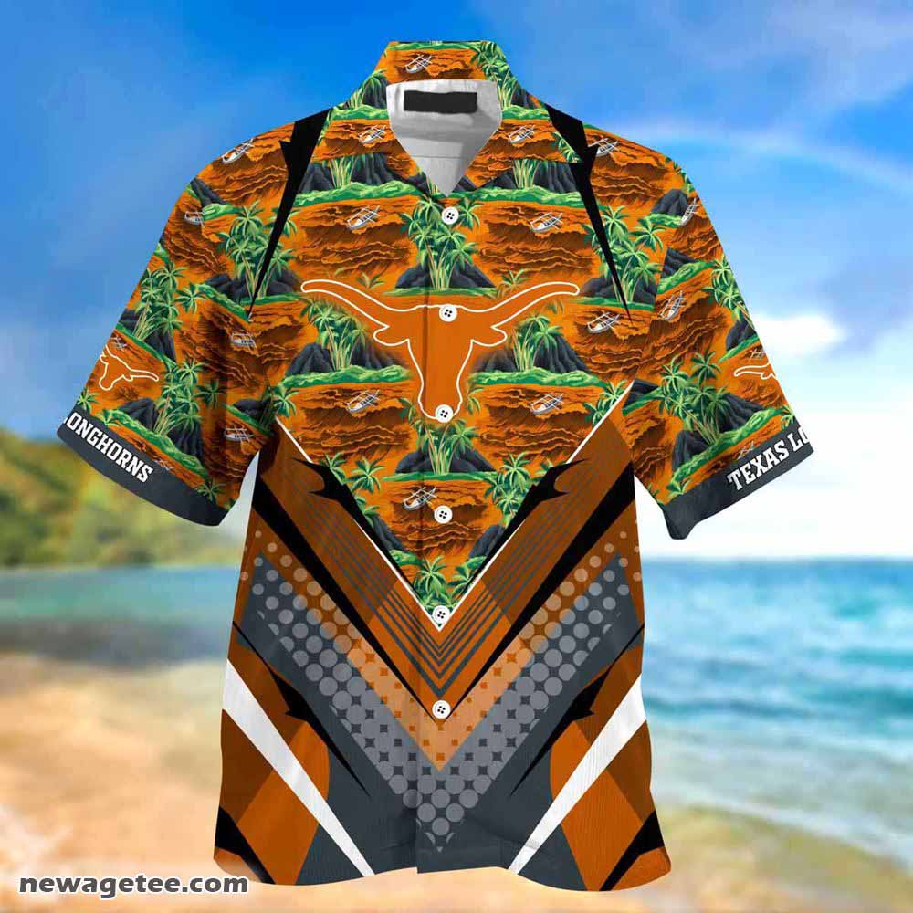 Texas Longhorns Summer Beach Hawaiian Shirt For Sports Fans This Season