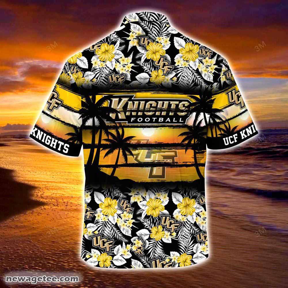 Ucf Knights Summer Beach Hawaiian Shirt Hibiscus Pattern For Sports Fan
