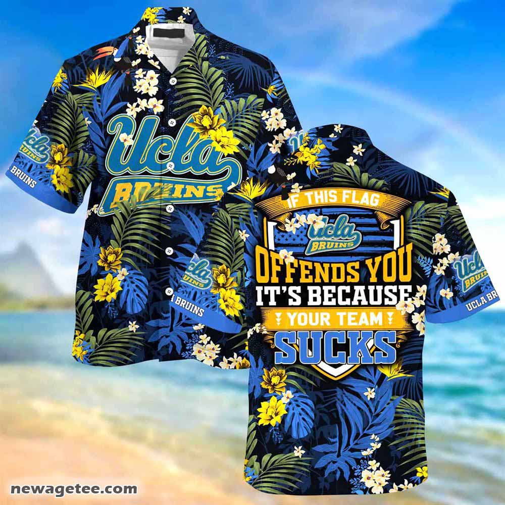 Ucla Bruins Summer Beach Hawaiian Shirt This Flag Offends You