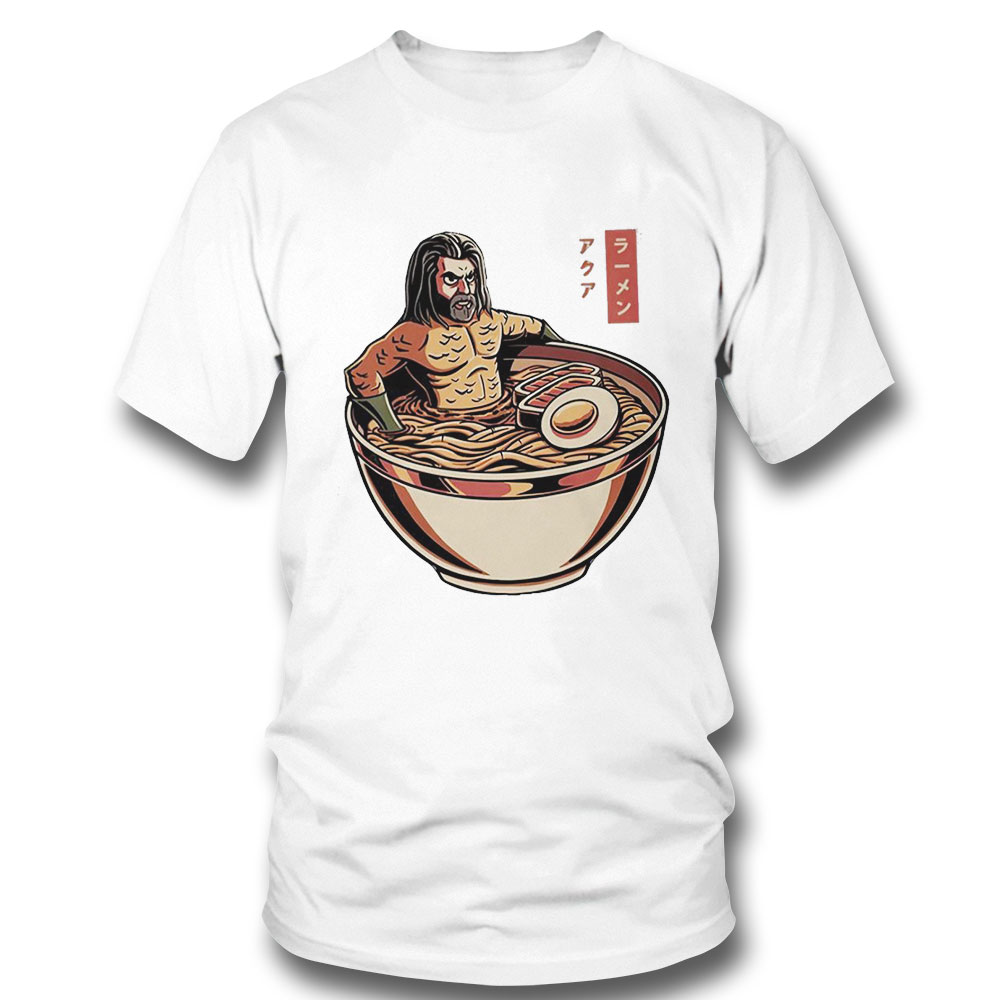 Aqua Ramen Aquaman Relax Cartoon T-shirt