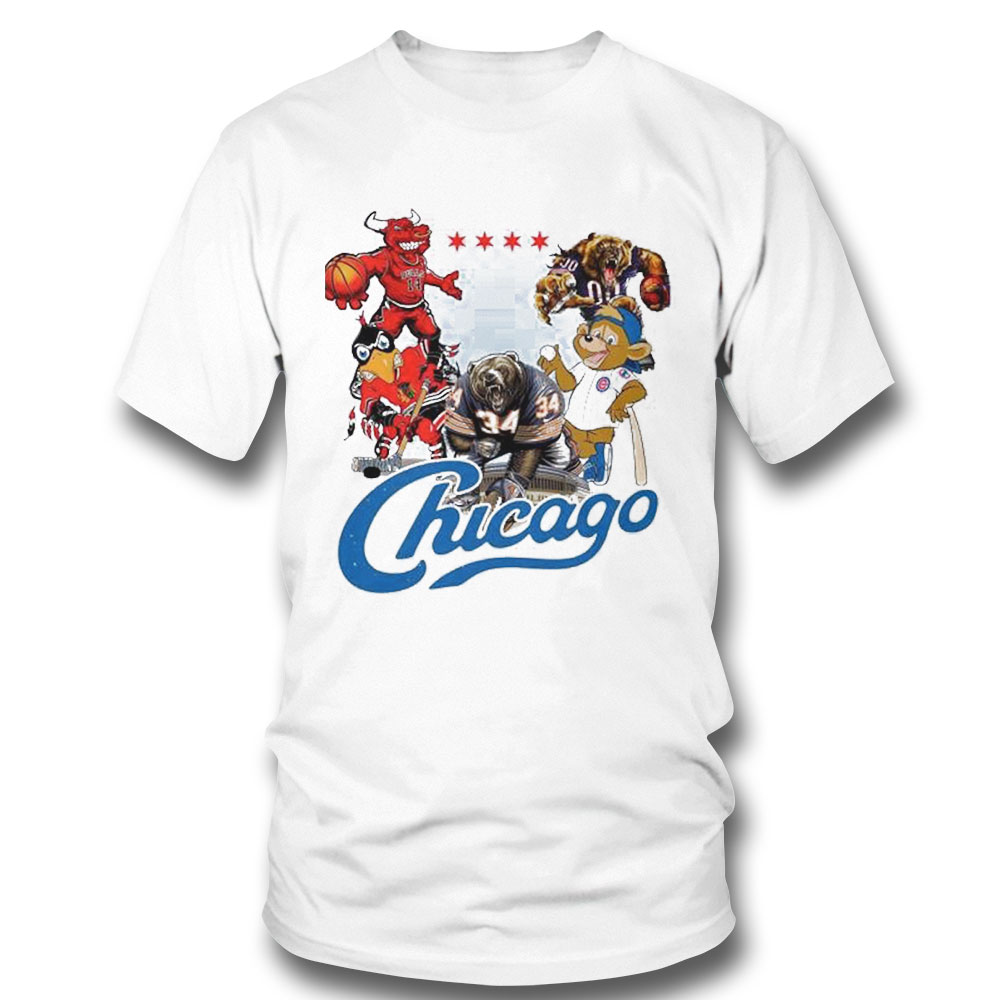 Chicago Sport Teams Mascots T-shirt