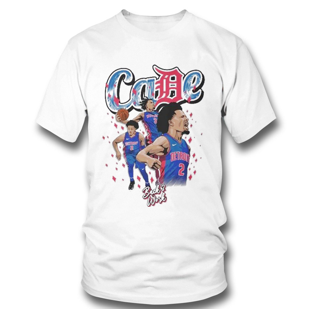 Detroit Pistons Cade Back To Work T-shirt