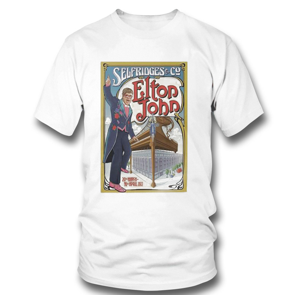 Elton John X Selfridges March 20 16 April 2023 Selfridges Co T-shirt