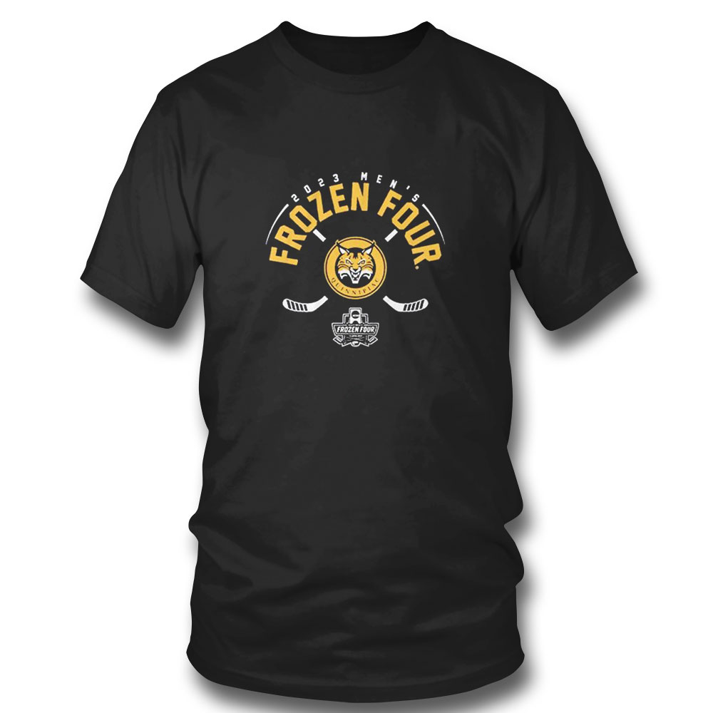 2023 Mens Quinnipiac Hockey Frozen Four T-shirt