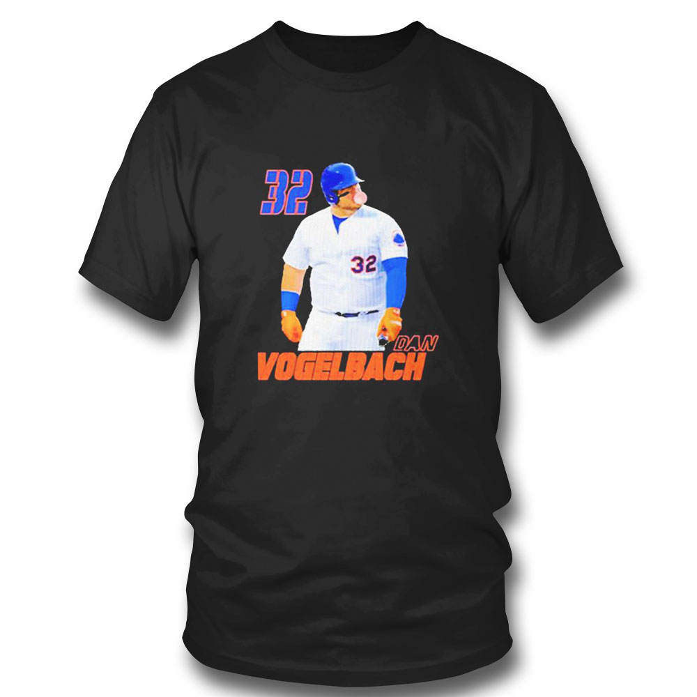 Daniel Vogelbach 32 New York Mets Blowing Gum T-shirt