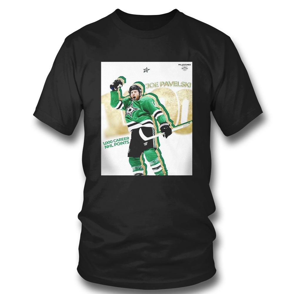 Joe Pavelski 1000 Career Nhl Points T-shirt