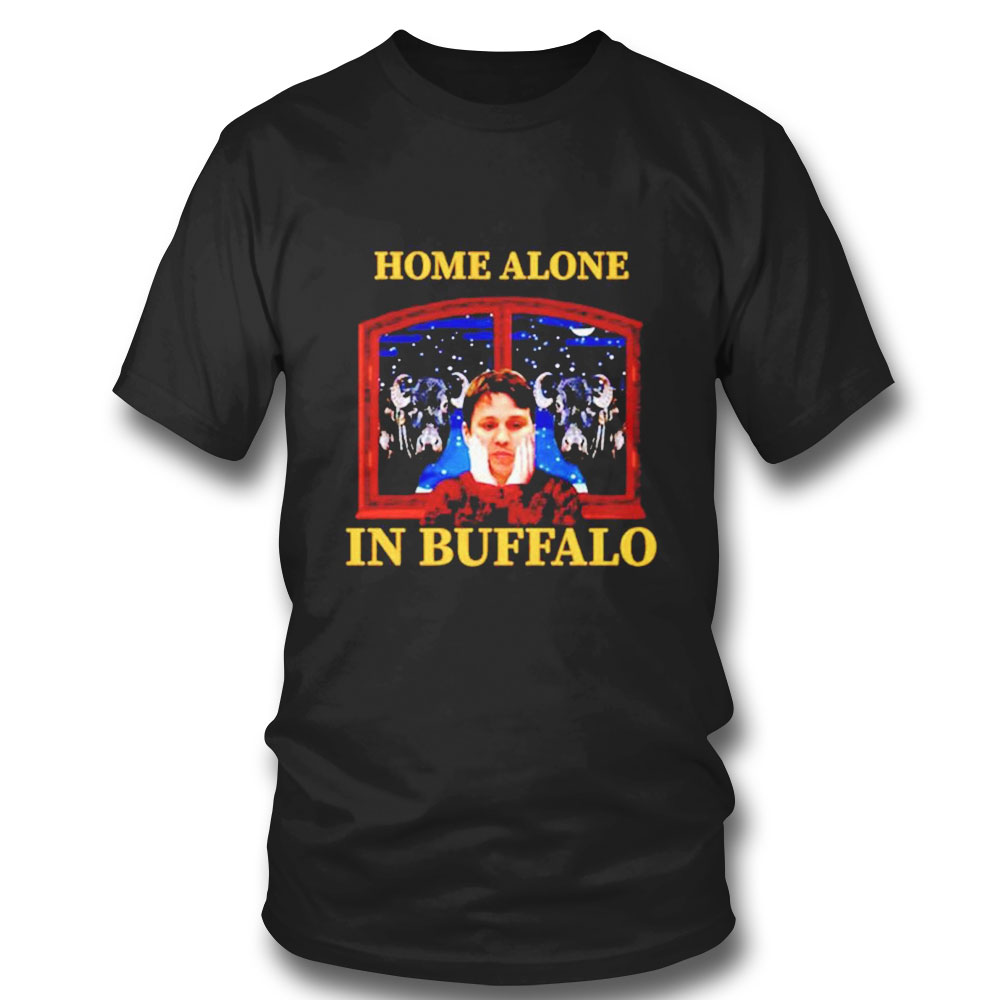 Josh Allen Home Alone In Buffalo T-shirt Josh Allen Home Alone In Buffalo T-shirt