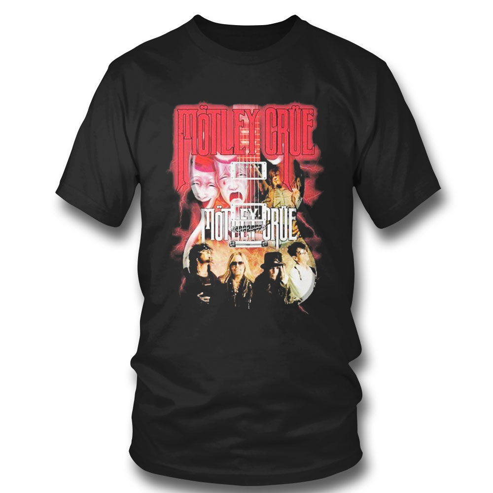 Motley Crue Guitar Band T-shirt