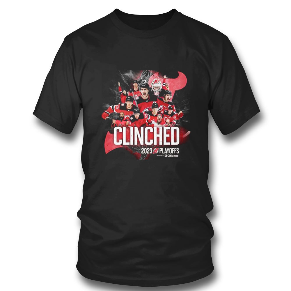 New Jersey Devils 2023 Stanley Cup Playoffs Clinched T-shirt