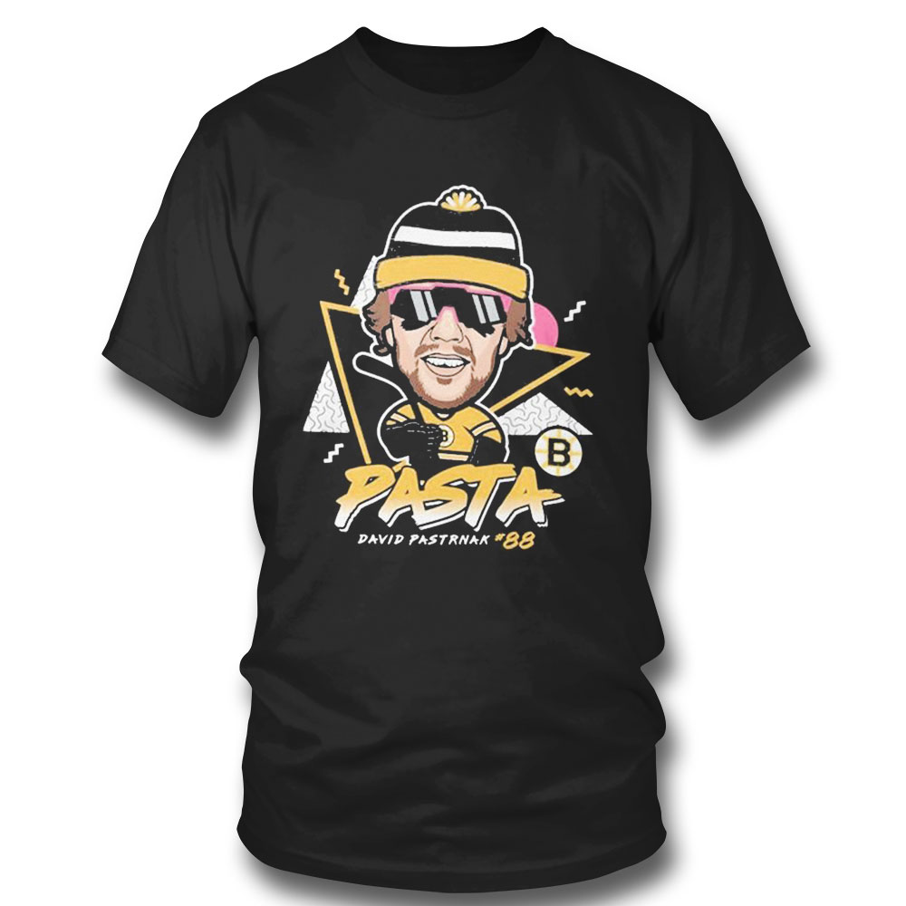Pasta David Pastrnak 88 Boston Bruins T-shirt