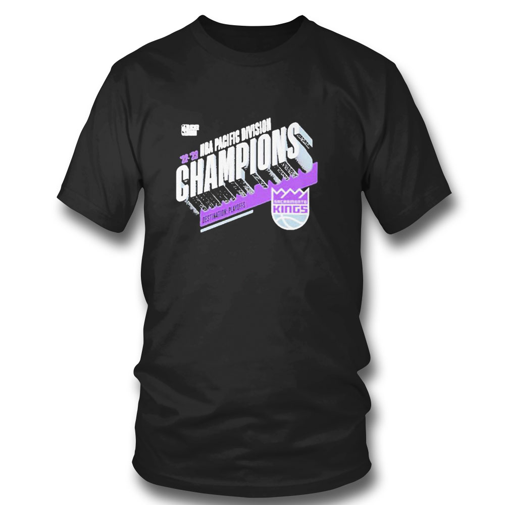 Sacramento Kings Fanatics Branded 2023 Pacific Division Champions Locker Room T-shirt