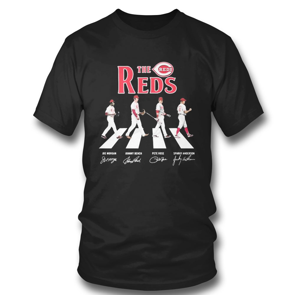 The Cincinnati Reds Abbey Road 2023 Signatures T-shirt