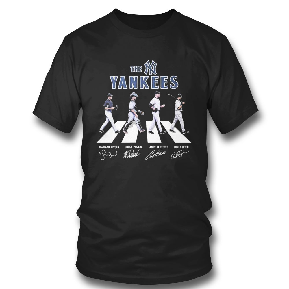 The New York Yankees Abbey Road 2023 Signatures T-shirt