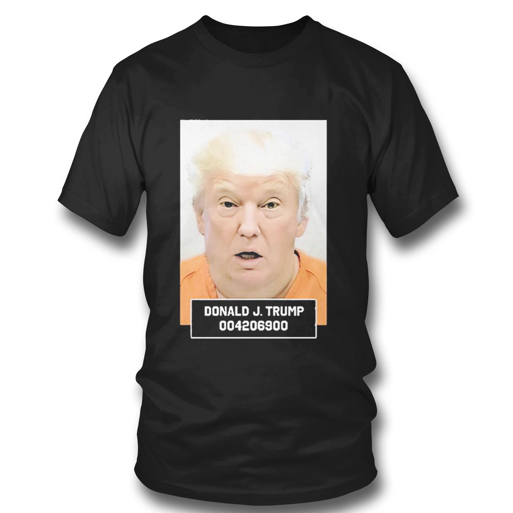 Trashcan Paul Donald J Trump 004206900 Mugshot T-shirt