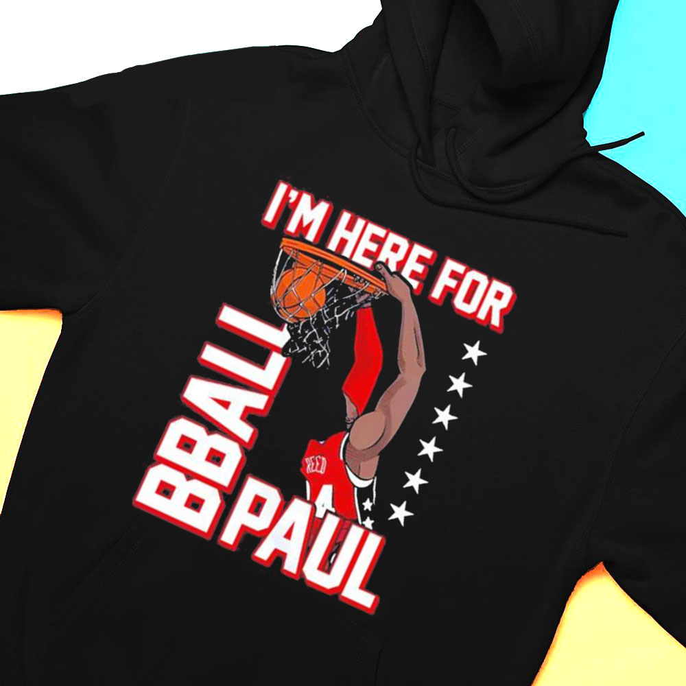 Paul Reed 76ers Im Here For Bball Paul T-shirt