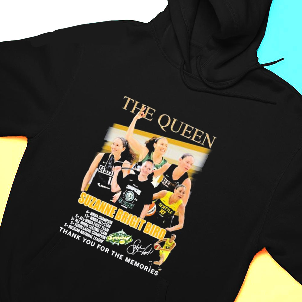 Storm Signature Greatest Of All Time Seattle Storm Thank You For The Memories T-shirt