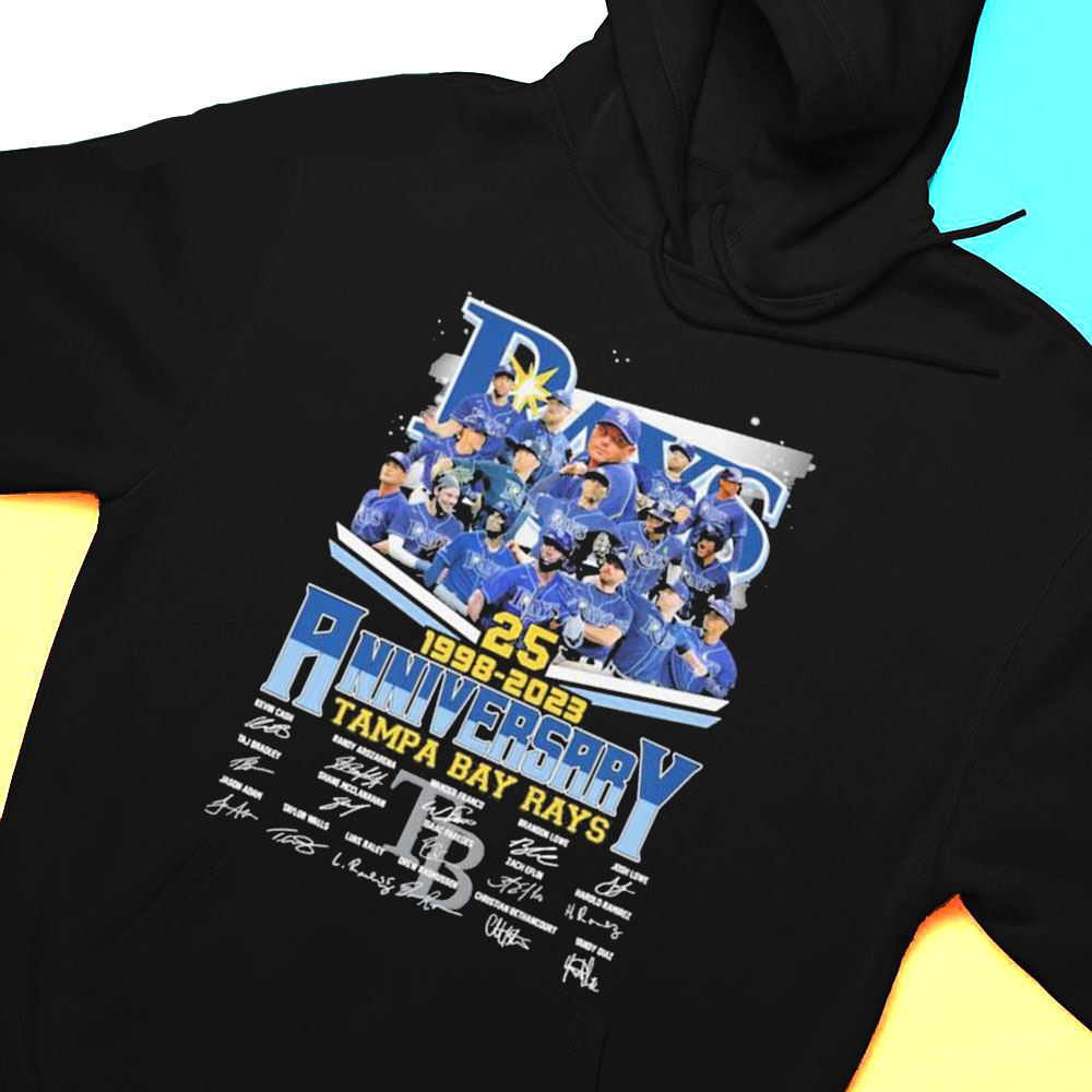 Tampa Bay Rays 25th Anniversary 1998 2023 Signatures Shirt