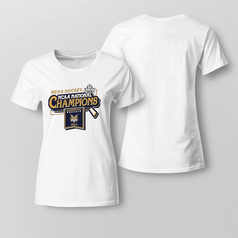 Quinnipiac Mens Hockey National Champions 2023 Frozen Four T-shirt