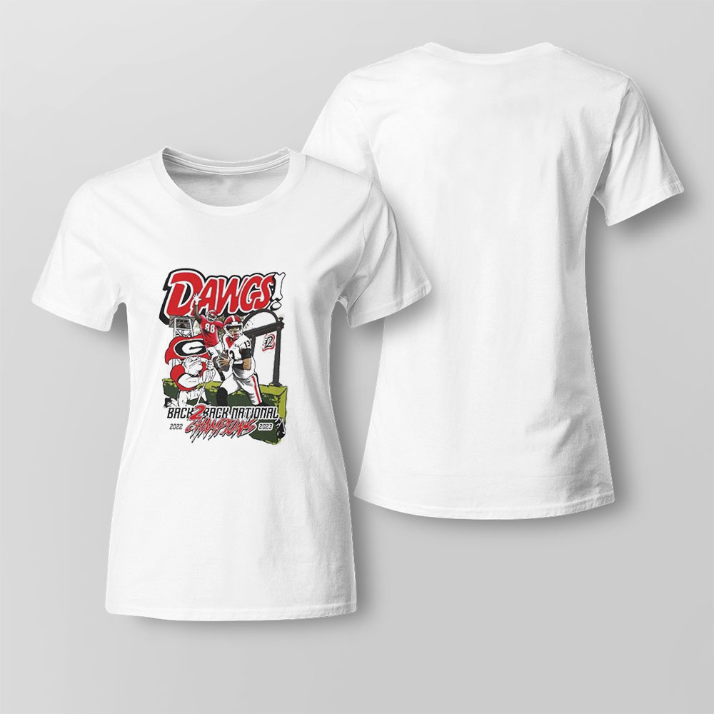 Uga Dawgs Back2back Champions 2022 2023 T-shirt
