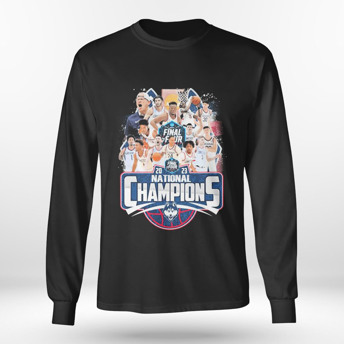 2023 National Champions Team Uconn Final Four T-shirt