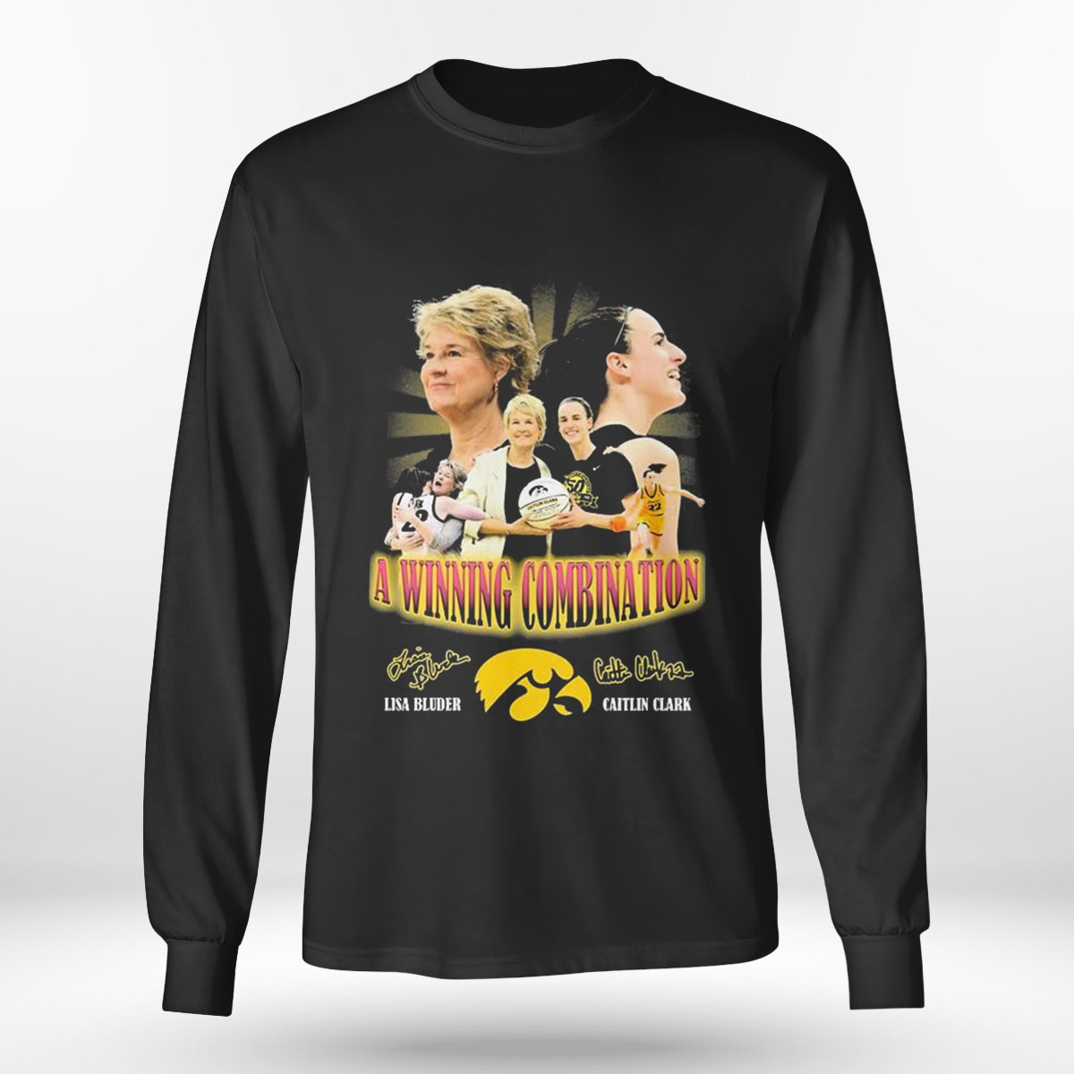 A Winning Combination Lisa Bluder And Caitlin Clark Signature T-shirt