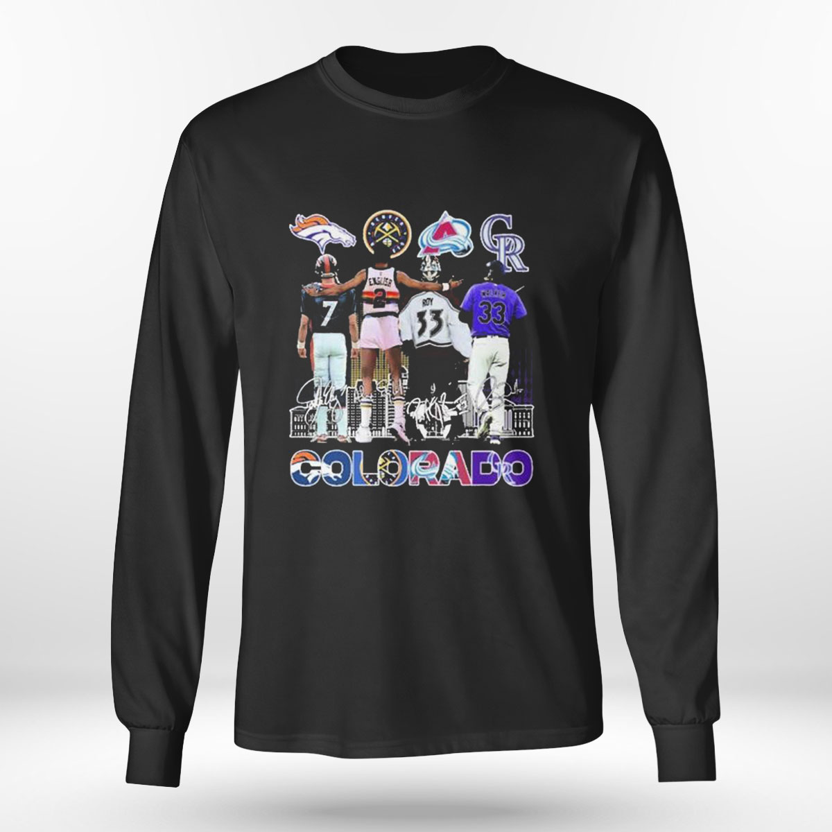 Colorado Skyline Sports Teams Player Signatures T-shirt