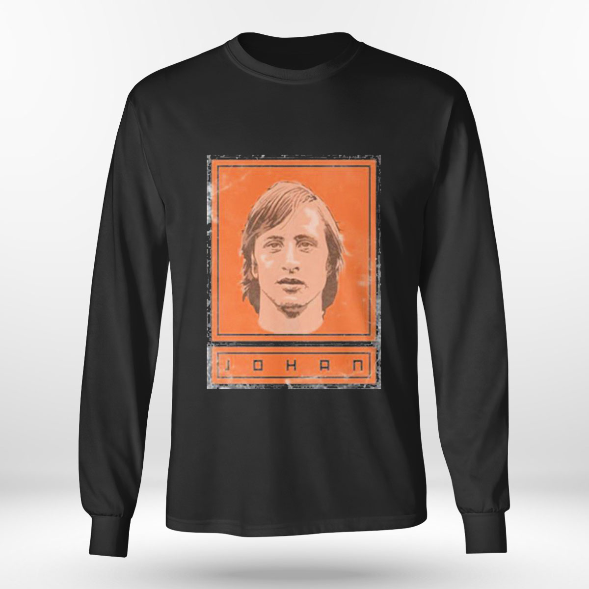 Cruyff Netherlands Distressed Football Art T-shirt