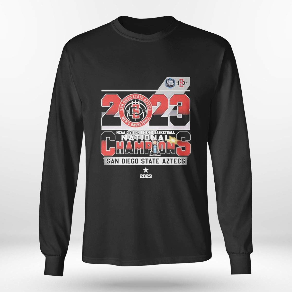 2023 Ncaa Division I Mens Basketball National Champions San Diego State Aztecs T-shirt