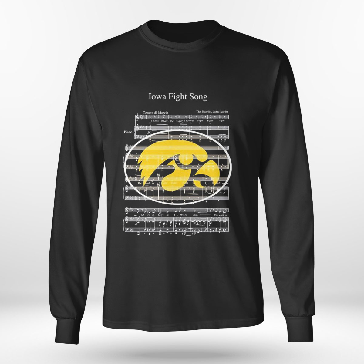 Iowa Hawkeyes Fight Song T-shirt