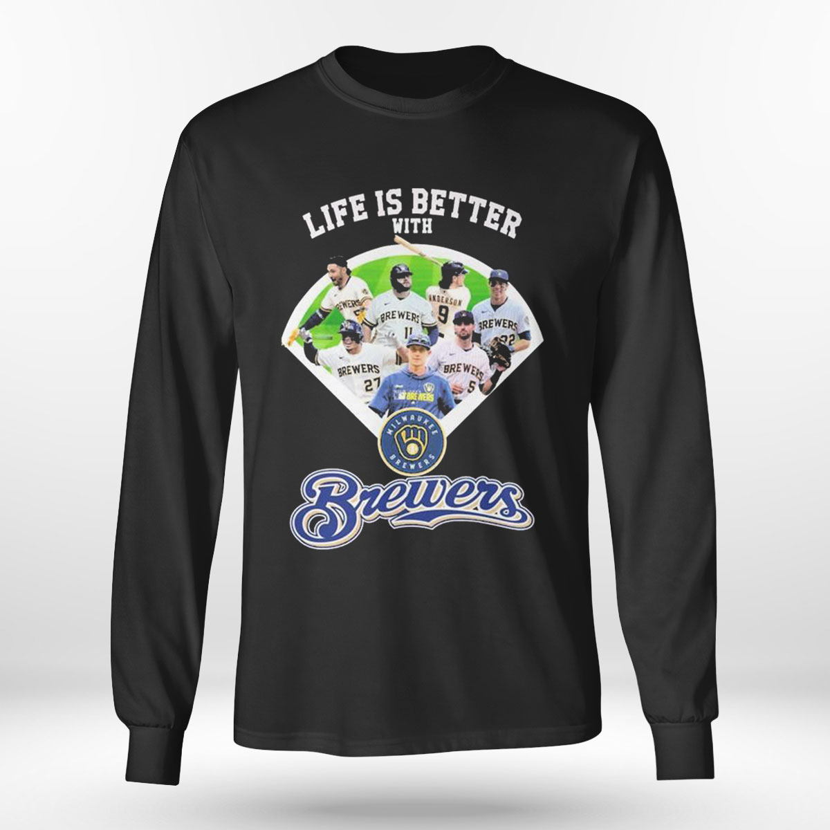 Life Is Better With Milwaukee Brewer 2023 T-shirt Life Is Better With Milwaukee Brewer 2023 T-shirt