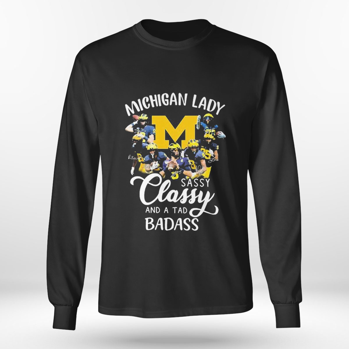 Michigan Lady Sassy Classy And A Tad Badass T-shirt